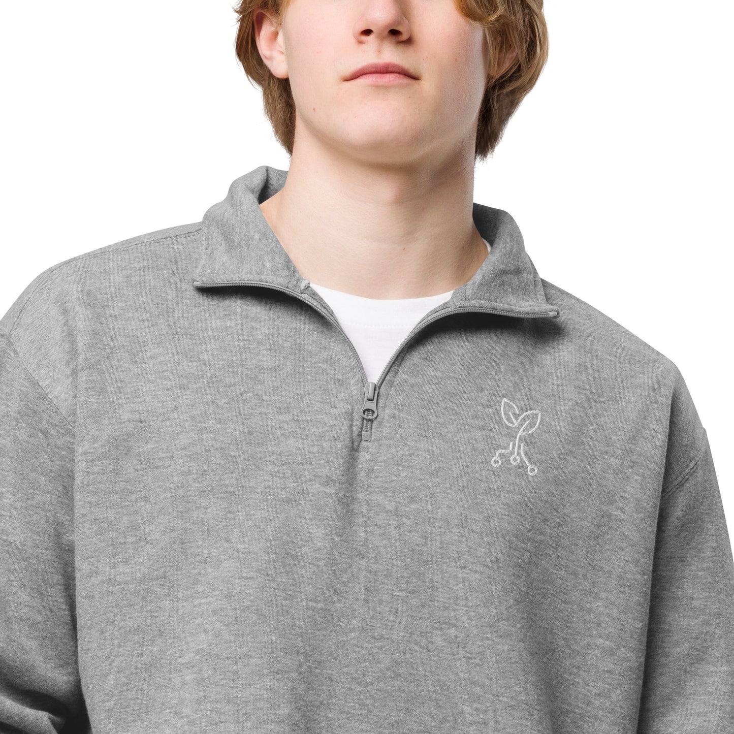 Unisex fleece pullover