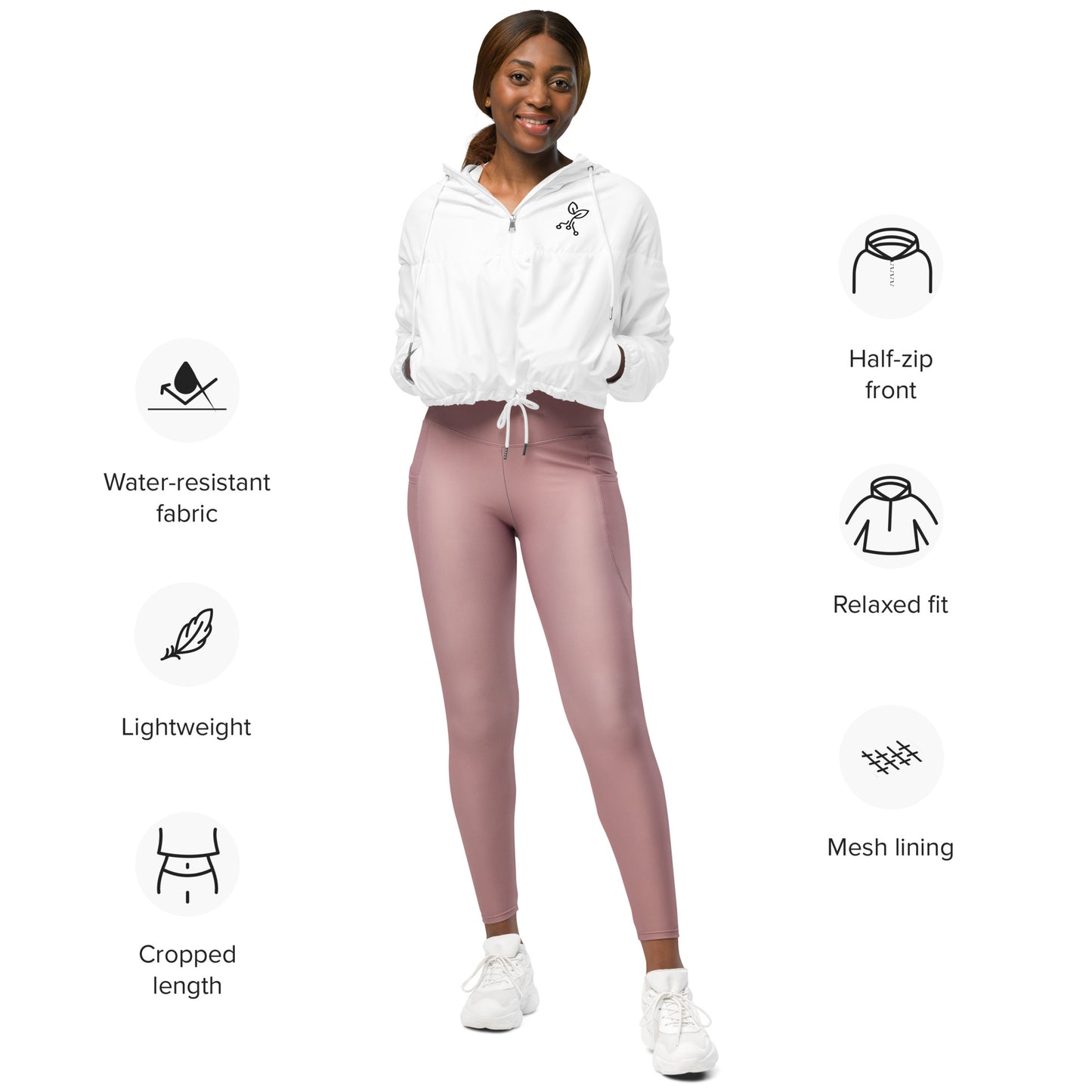 Women’s cropped windbreaker