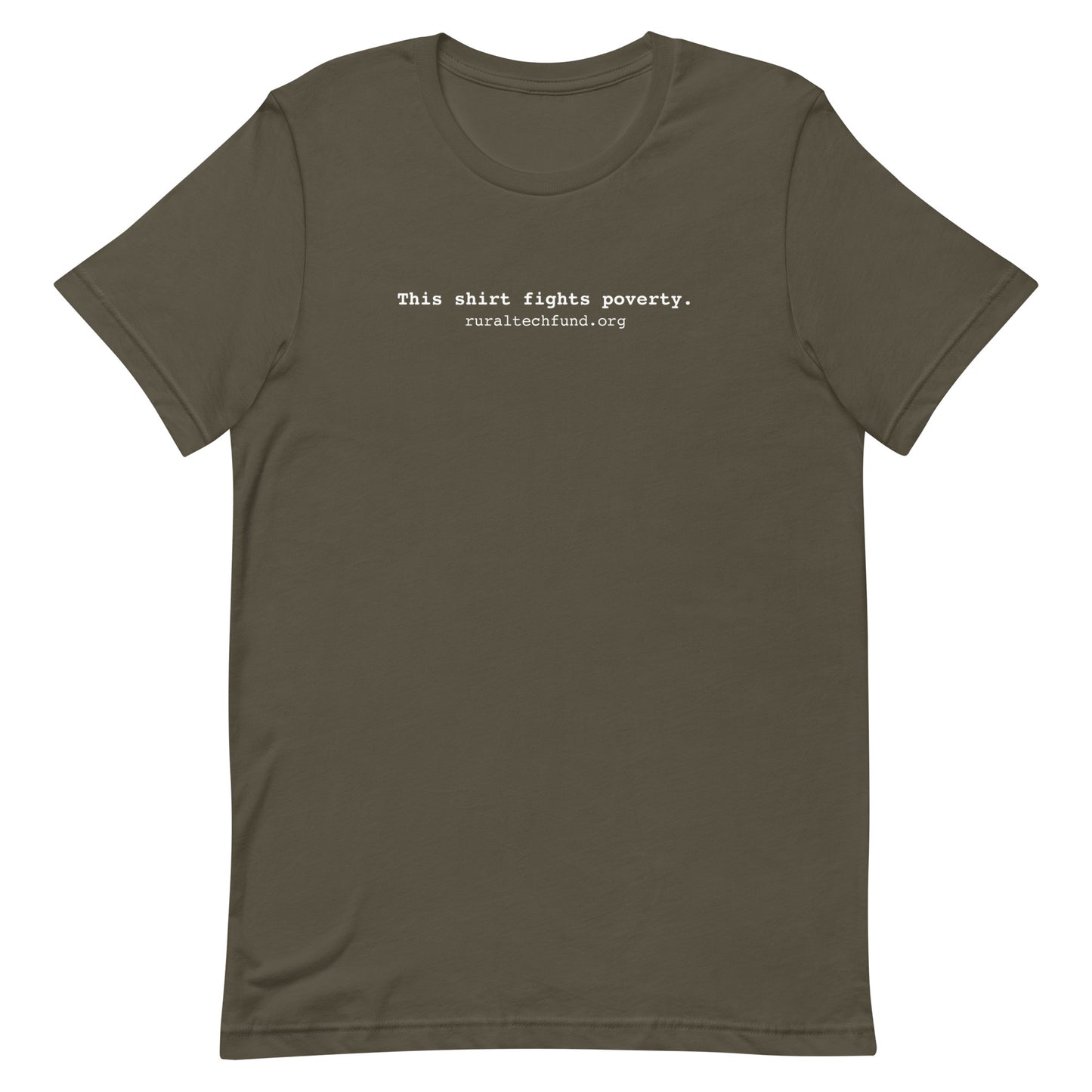 Unisex t-shirt (white text)
