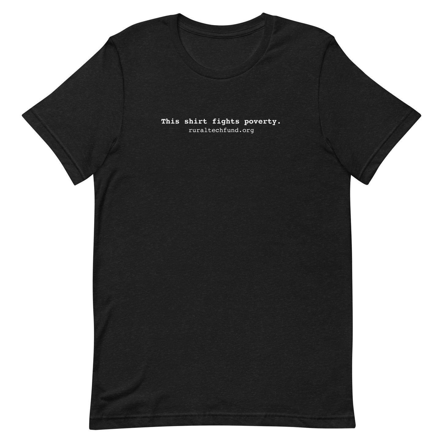 Unisex t-shirt (white text)