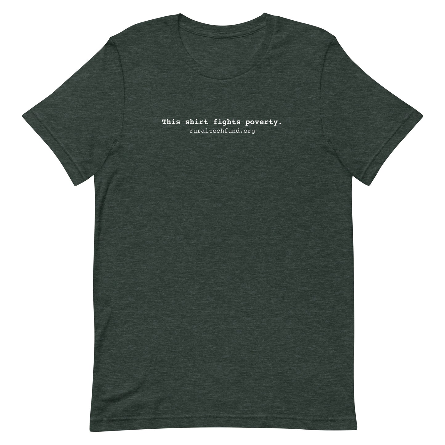 Unisex t-shirt (white text)