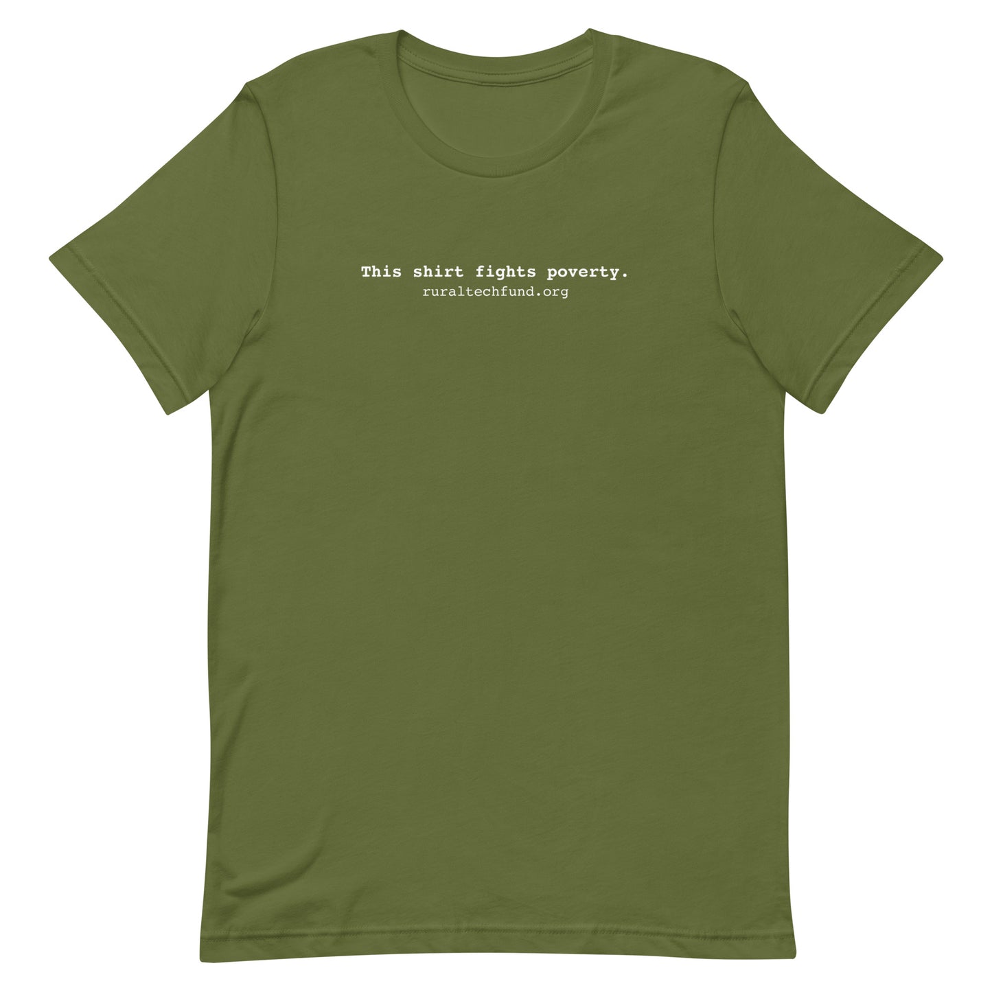 Unisex t-shirt (white text)