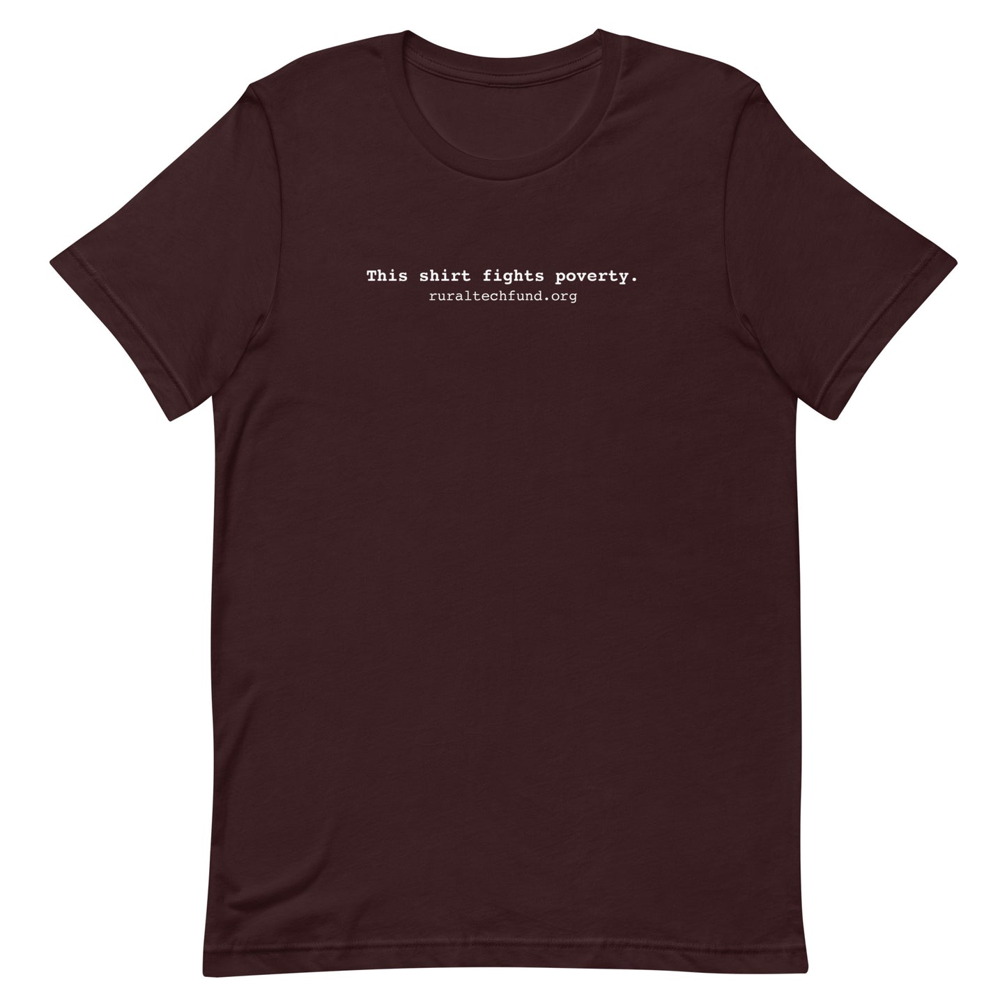 Unisex t-shirt (white text)