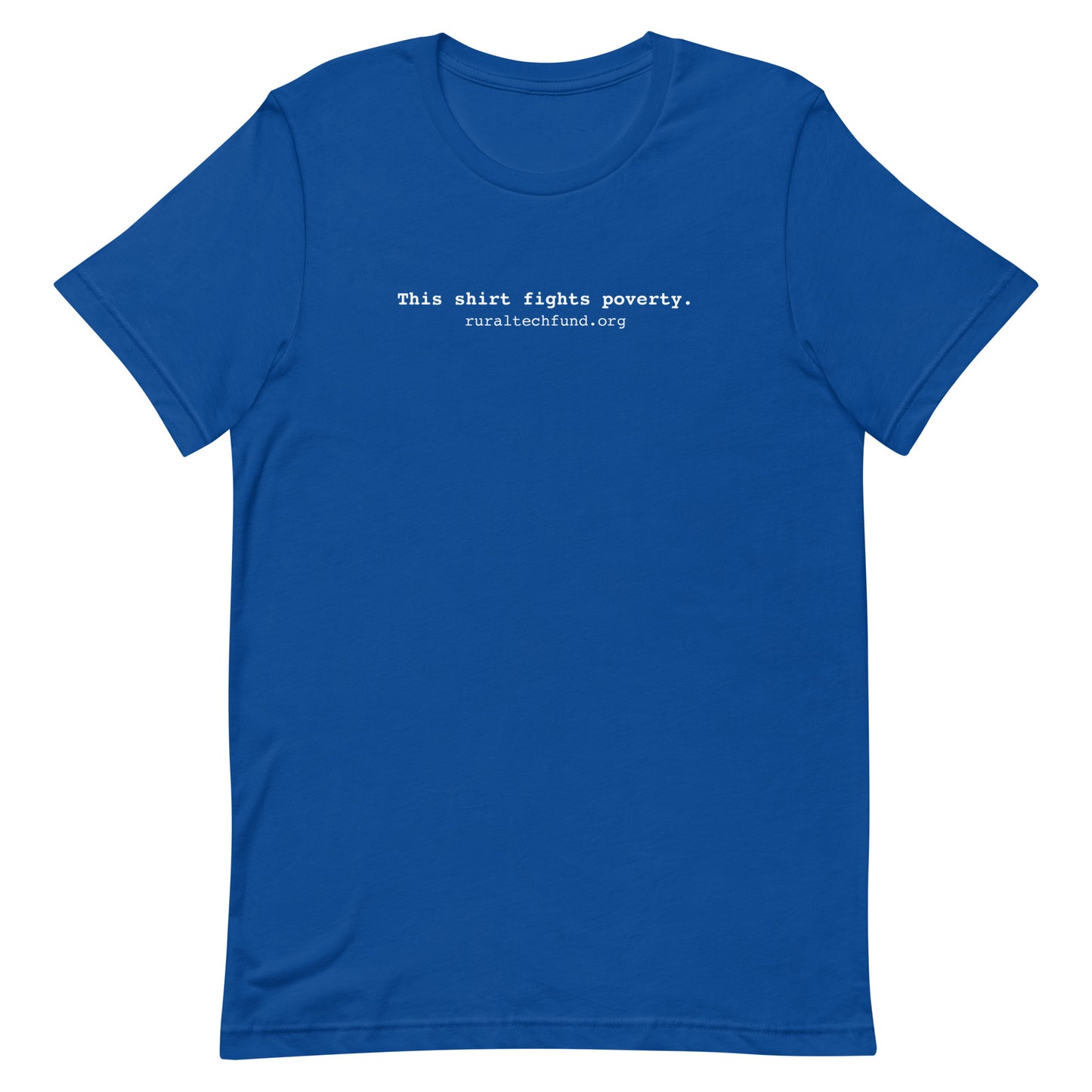 Unisex t-shirt (white text)